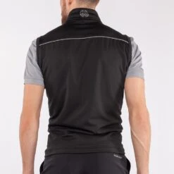 Galvin Green Golf Vest - Davon Insula - Black SS23 -Golf Fashion Shop galvin green golf insula davon full zip ss22 01f
