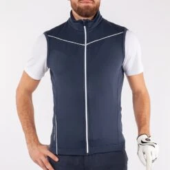 Galvin Green Golf Vest - Davon Insula - Navy SS23 17 Galvin Green Golf Vest - Davon Insula - Navy SS23 -Golf Fashion Shop galvin green golf insula davon full zip ss22 02f