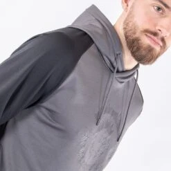 Galvin Green Golf Pullover - Devlin Insula Hoodie - Forged Iron SS23 -Golf Fashion Shop galvin green golf insula hoodie devlin aw22 03d