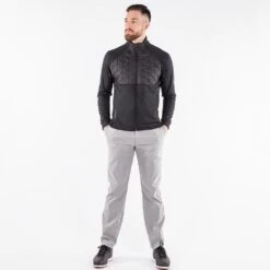 Galvin Green Golf Jacket - Dexter Padded Insula - Black SS23 -Golf Fashion Shop galvin green golf insula padded dexter aw22 01g