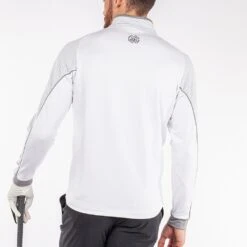 Galvin Green Golf Pullover - Daxton Insula - White SS23 -Golf Fashion Shop galvin green golf insula quarter zip daxton ss22 01f