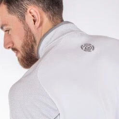 Galvin Green Golf Pullover - Daxton Insula - White SS23 -Golf Fashion Shop galvin green golf insula quarter zip daxton ss22 01h