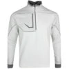 Galvin Green Golf Pullover - Daxton Insula - White SS23 -Golf Fashion Shop galvin green golf insula quarter zip daxton ss22 01m
