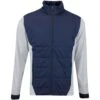 Galvin Green Golf Jacket - Leonard Quilted IFC-1 - Navy - Grey AW23