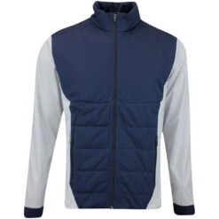 Galvin Green Golf Jacket - Leonard Quilted IFC-1 - Navy - Grey AW23