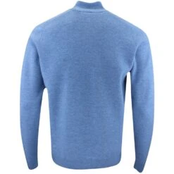Galvin Green Golf Jumper - Chester Merino - Blue Mel. AW23 -Golf Fashion Shop galvin green golf jumper chester merino blue mel aw23 c01000159587 27