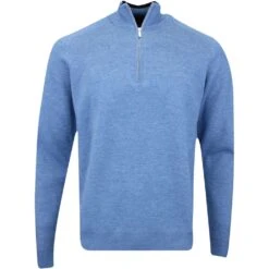 Galvin Green Golf Jumper - Chester Merino - Blue Mel. AW23