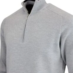 Galvin Green Golf Pullover - Chester Merino QZ - Grey Melange AW23 13 Galvin Green Golf Pullover - Chester Merino QZ - Grey Melange AW23 -Golf Fashion Shop galvin green golf pullover chester merino qz grey melange ss23 g1156 07 34
