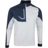 Galvin Green Golf Pullover - Daxton Insula - Navy - Cool Grey SS23 -Golf Fashion Shop galvin green golf pullover daxton insula navy cool grey ss23 g1242 37 a