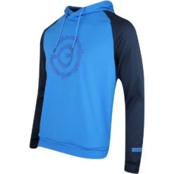 Galvin Green Golf Pullover - Devlin Insula Hoodie - Blue SS23 -Golf Fashion Shop galvin green golf pullover devlin insula hoodie blue ss23 g1342 63 b