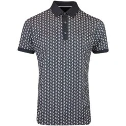 Galvin Green Golf Shirt - Malcolm Ventil8 - Black AW23
