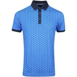 Galvin Green Golf Shirt - Malcolm Ventil8 - Blue AW23