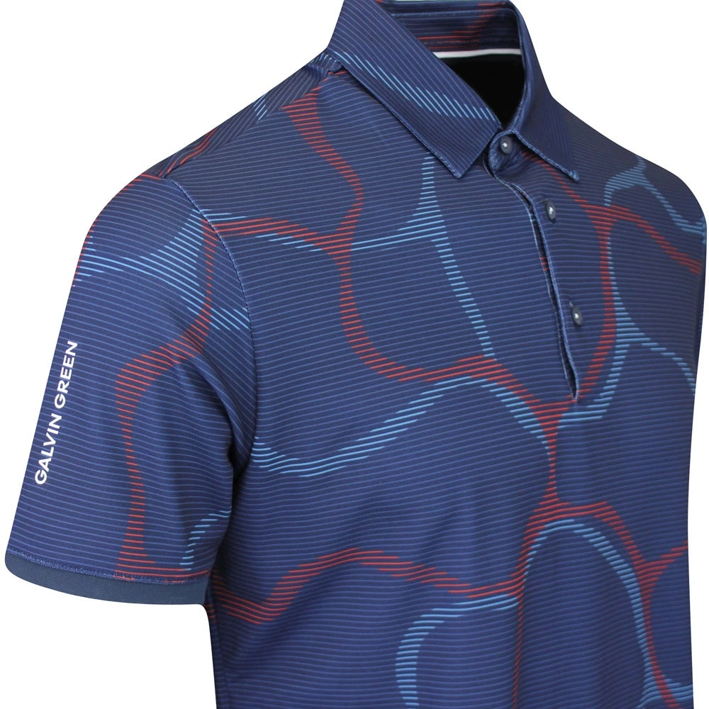 Galvin Green Golf Shirt - Markos Ventil8 - Navy AW23 6 Galvin Green Golf Shirt - Markos Ventil8 - Navy AW23 - Image 4