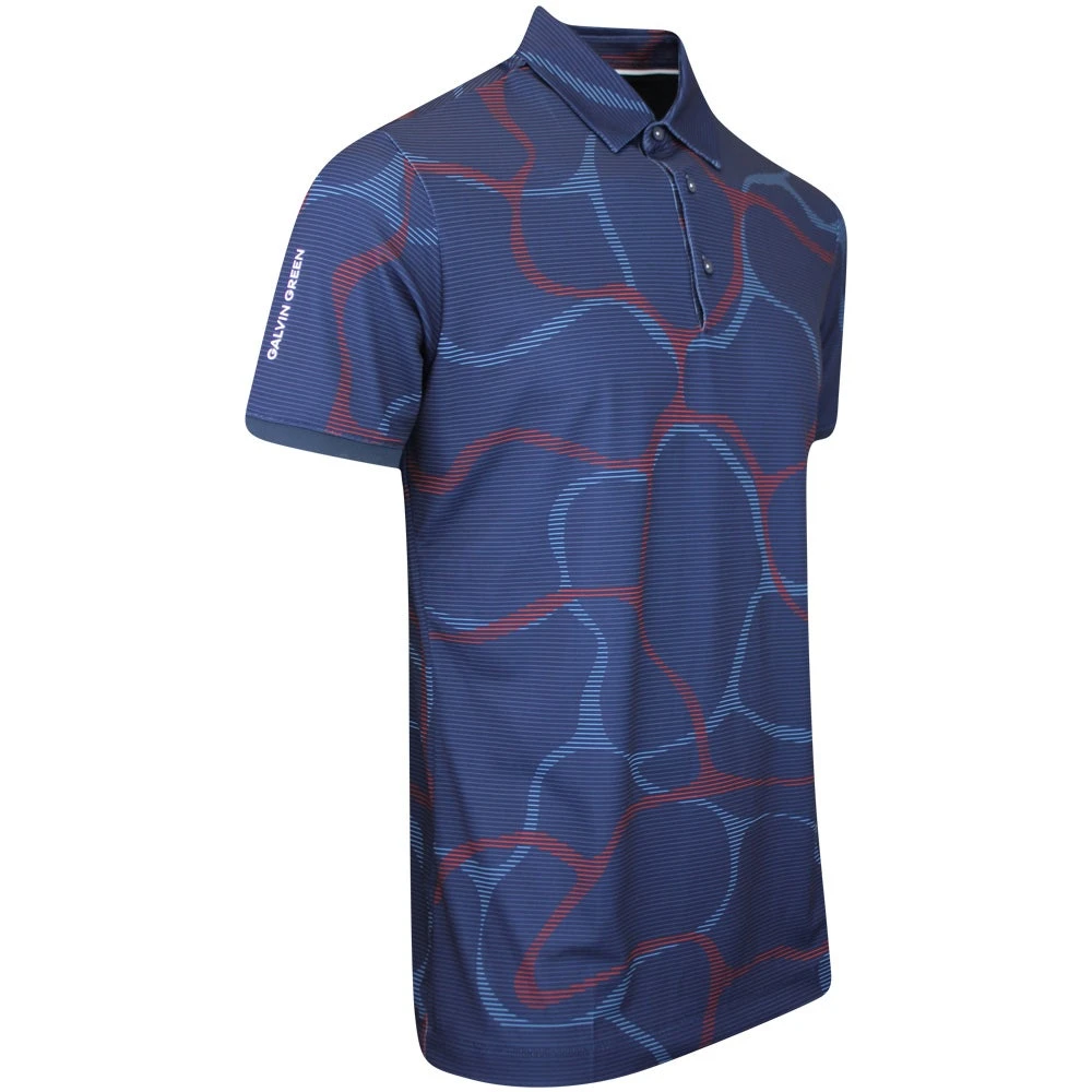 Galvin Green Golf Shirt - Markos Ventil8 - Navy AW23 4 Galvin Green Golf Shirt - Markos Ventil8 - Navy AW23 - Image 2
