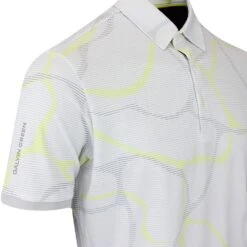 Galvin Green Golf Shirt - Markos Ventil8 - White AW23 -Golf Fashion Shop galvin green golf shirt markos ventil8 white aw23 image 273