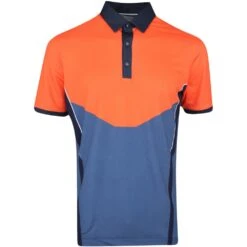 Galvin Green Golf Shirt - Mateus - Orange SS23