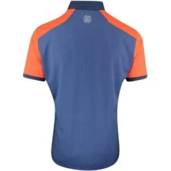 Galvin Green Golf Shirt - Mateus - Orange SS23 -Golf Fashion Shop galvin green golf shirt mateus orange ss23 g1366 53 d