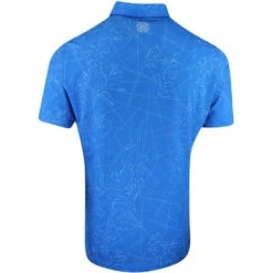 Galvin Green Golf Shirt - Maverick - Blue SS23 -Golf Fashion Shop galvin green golf shirt maverick blue ss23 g1372 61 d