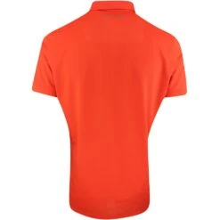 Galvin Green Golf Shirt - Max Tour - Orange SS23 -Golf Fashion Shop galvin green golf shirt max tour orange ss23 s1177 05 d