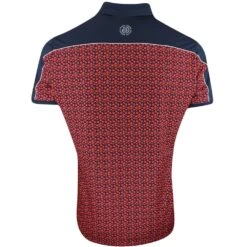 Galvin Green Golf Shirt - Millard - Navy - Orange SS23 -Golf Fashion Shop galvin green golf shirt millard navy orange ss23 g1373 35 d