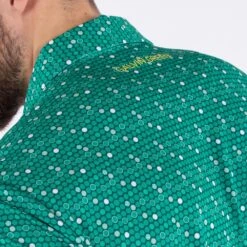 Galvin Green Golf Shirt - Moore Print Polo - Green LE 2023 -Golf Fashion Shop galvin green golf shirt moore print polo green le 2023 g1365 88 35
