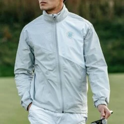 Galvin Green Waterproof Golf Jacket - Amen FZ - Cool Grey LE 2023 -Golf Fashion Shop galvin green waterproof golf jacket amen fz cool grey le 2023 s7915 07 14