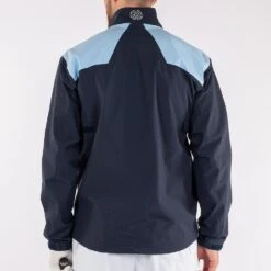 Galvin Green Waterproof Golf Jacket - Armstrong - Navy - Blue SS22 -Golf Fashion Shop galvin green waterproof golf jacket armstrong 2022 03b
