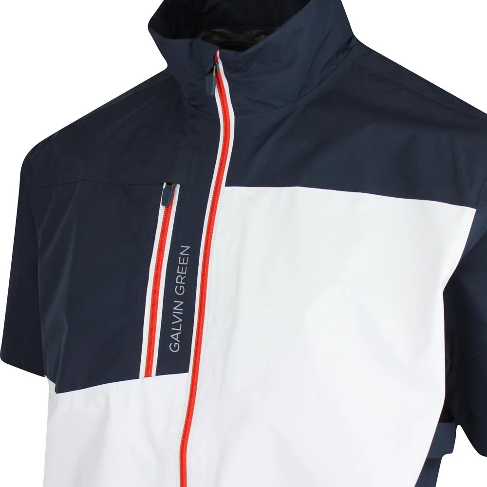 Galvin Green Waterproof Golf Jacket - Axl SS - White SS23 6 Galvin Green Waterproof Golf Jacket - Axl SS - White SS23 - Image 4