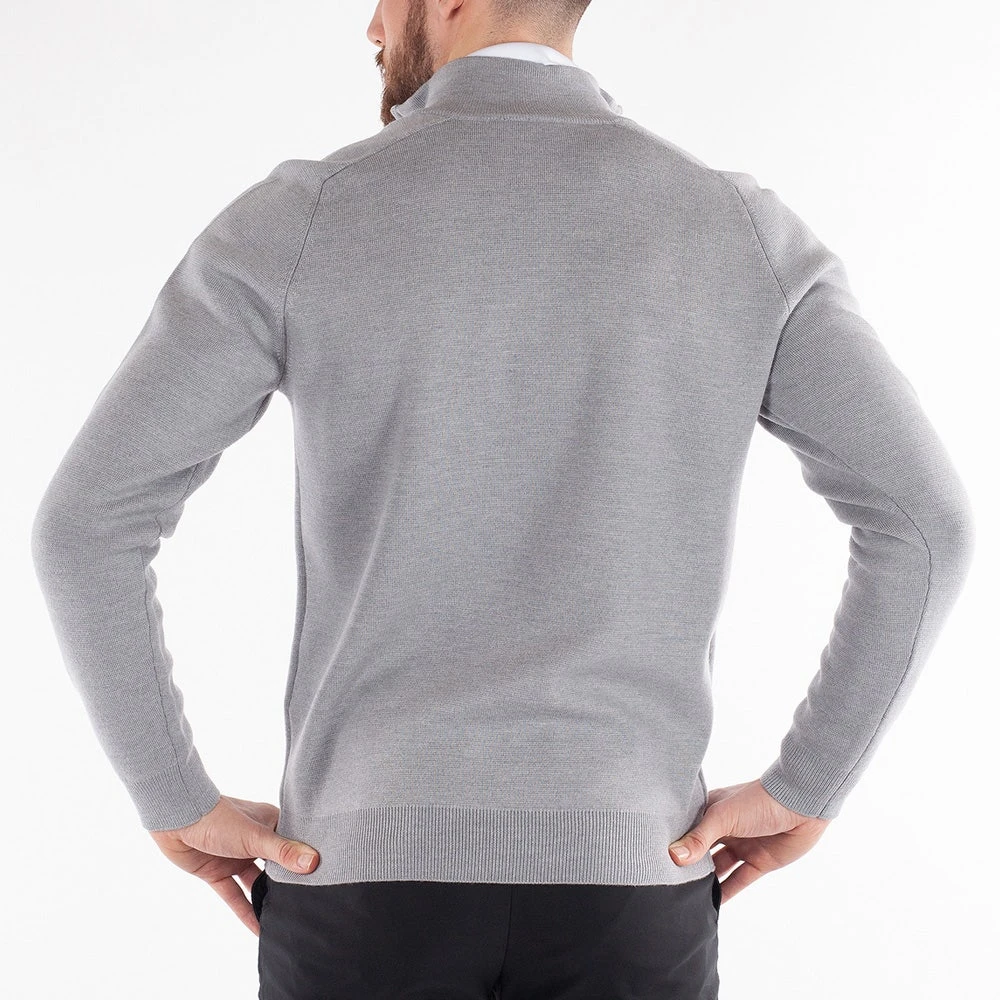 Galvin Green Golf Pullover - Chester Merino QZ - Grey Melange AW23 8 Galvin Green Golf Pullover - Chester Merino QZ - Grey Melange AW23 - Image 6