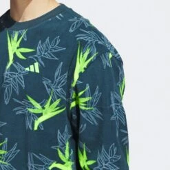 Adidas Golf Pullover - Oasis Crew - Arctic Night AW23 -Golf Fashion Shop ib1982 adidas golf pullover oasis crew arctic night aw23 detail 7