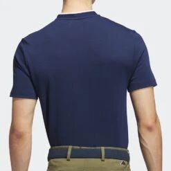 Adidas Golf Shirt - Go-To Henley - Collegiate Navy AW23 -Golf Fashion Shop ii7840 adidas golf shirt go to henley collegiate navy aw23 crop 5