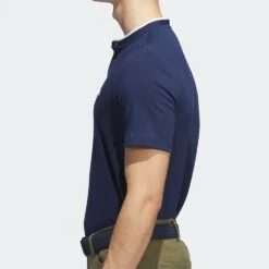 Adidas Golf Shirt - Go-To Henley - Collegiate Navy AW23 -Golf Fashion Shop ii7840 adidas golf shirt go to henley collegiate navy aw23 crop 6