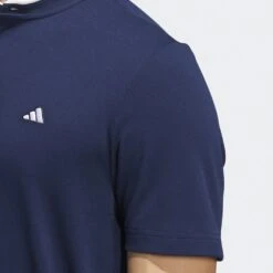 Adidas Golf Shirt - Go-To Henley - Collegiate Navy AW23 -Golf Fashion Shop ii7840 adidas golf shirt go to henley collegiate navy aw23 detail 9