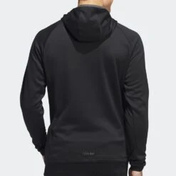 Adidas Golf Pullover - Cold.Rdy Hoodie - Black AW23 -Golf Fashion Shop il9632 adidas golf pullover cold.rdy hoodie black aw23 crop 5