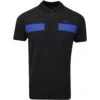 BOSS Golf Shirt - Paule 2 Slim - Black FA23 -Golf Fashion Shop img 9161