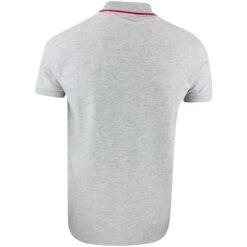BOSS Golf Shirt - Palle Regular - Grey Melange SP23 -Golf Fashion Shop img 9187