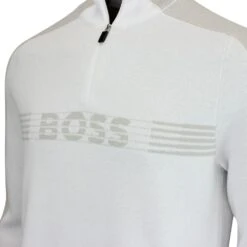 BOSS Golf Jumper - Zirros QZ - Training White FA23 11 BOSS Golf Jumper - Zirros QZ - Training White FA23 -Golf Fashion Shop img 9297