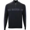 BOSS Golf Jumper - Zirros QZ - Black FA23 2 BOSS Golf Jumper - Zirros QZ - Black FA23 -Golf Fashion Shop img 9307