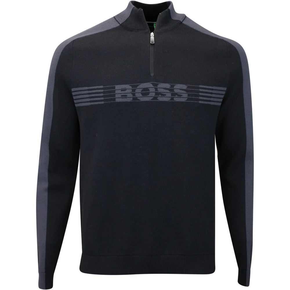 BOSS Golf Jumper - Zirros QZ - Black FA23 3 BOSS Golf Jumper - Zirros QZ - Black FA23