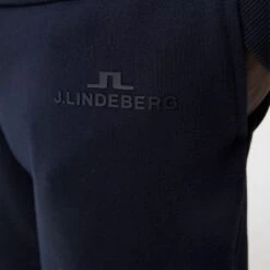 J.Lindeberg Athleisure Joggers - Alpha Fleece Pant - JL Navy AW23 -Golf Fashion Shop j lindeberg athleisure joggers alpha fleece pant jl navy aw23 amjs09056 6855 76