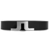 J.Lindeberg Golf Belt - Bridger Leather - Black AW23 -Golf Fashion Shop j lindeberg golf belt bridger belt black update aw23 3