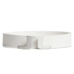 J.Lindeberg Golf Belt - Bridger Leather - White AW23