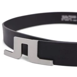 J.Lindeberg Golf Belt - Bridger Leather - Black AW23 -Golf Fashion Shop j lindeberg golf belt bridger fa21 02c