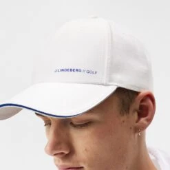 J.Lindeberg Golf Cap - Sunny - White HS23 -Golf Fashion Shop j lindeberg golf cap sunny white hs23 gmac08518 0000 d