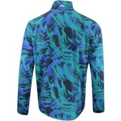 J.Lindeberg Golf Jacket - Ash Light Packable Print - Death Valley AW23 -Golf Fashion Shop j lindeberg golf jacket ash light packable print death valley aw23 gmow08865 m503 0