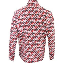 J.Lindeberg Golf Jacket - Ash Light Packable Print - MB Cherry AW23 -Golf Fashion Shop j lindeberg golf jacket ash light packable print mb cherry aw23 gmow08865 g137 4