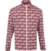 J.Lindeberg Golf Jacket - Ash Light Packable Print - MB Cherry AW23 -Golf Fashion Shop j lindeberg golf jacket ash light packable print mb cherry aw23 gmow08865 g137 7