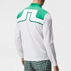 J.Lindeberg Golf Jacket - Jeff Hybrid FZ - Bosphorus SS23 -Golf Fashion Shop j lindeberg golf jacket jeff hybrid jacket bosphorus ss23 gmow07631 m376 d