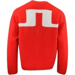 J.Lindeberg Golf Jumper - Clarke Knitted Cardigan - Fiery Red AW23 13 J.Lindeberg Golf Jumper - Clarke Knitted Cardigan - Fiery Red AW23 -Golf Fashion Shop j lindeberg golf jumper clarke knitted cardigan fiery red aw23 amkw09408 g135 14