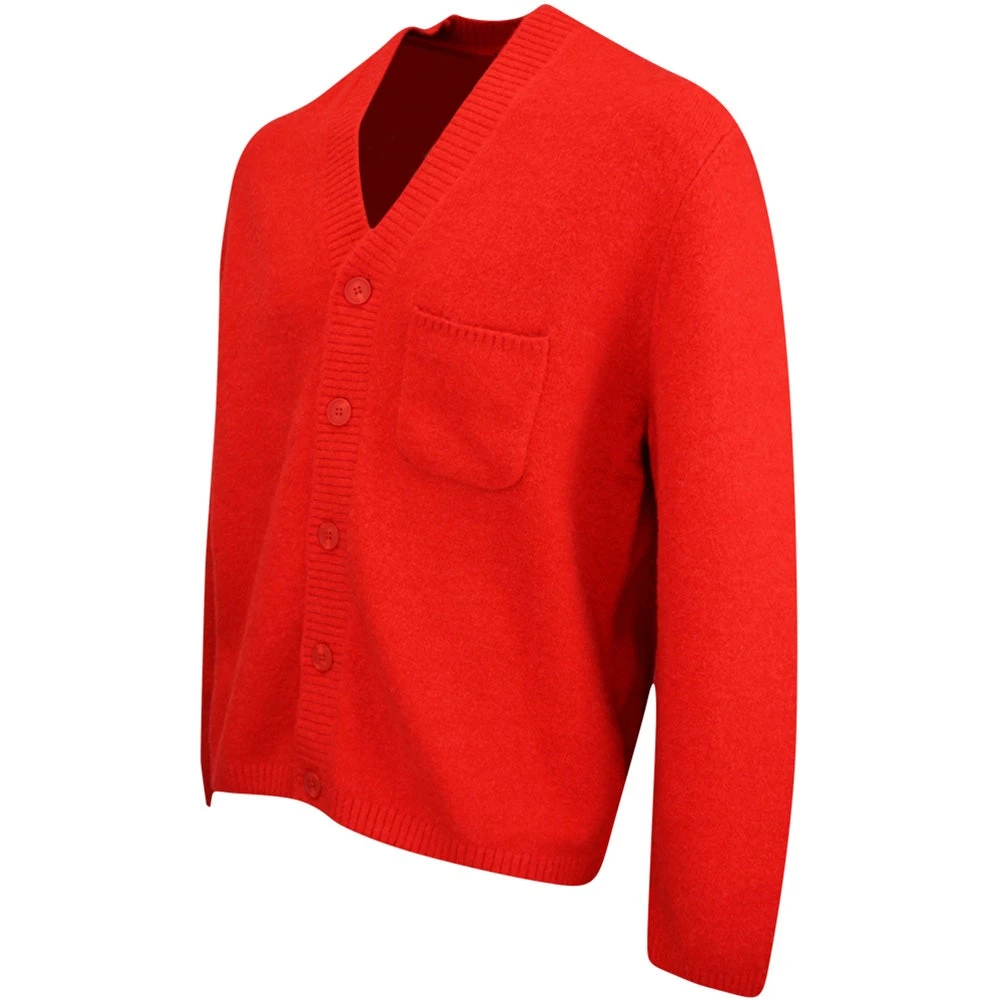 J.Lindeberg Golf Jumper - Clarke Knitted Cardigan - Fiery Red AW23 4 J.Lindeberg Golf Jumper - Clarke Knitted Cardigan - Fiery Red AW23 - Image 2